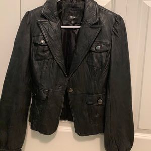 Leather jacket